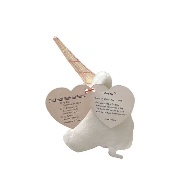 Retired & Rare 1993 Original Ty Beanie Babies Mystic the Unicorn. - Picture 4 of 7